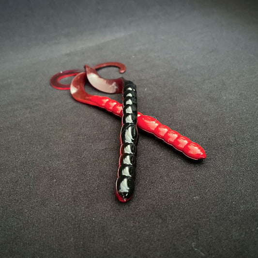 7.5" Ribbon Tail Worm / 8 pack