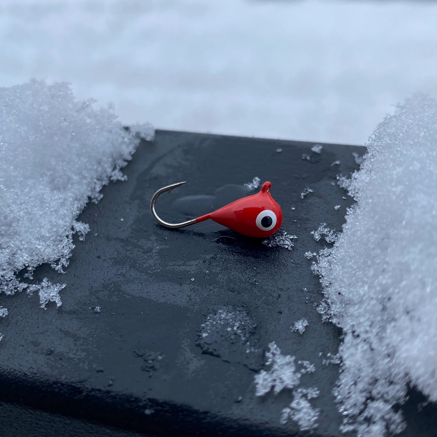 5mm Tungsten Ice Jig / Red