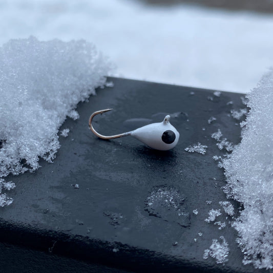 5mm Tungsten Ice Jig / White