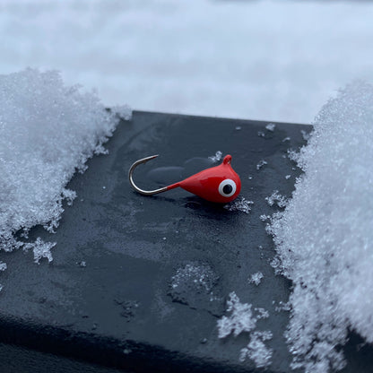 5mm Tungsten Ice Jig / Red