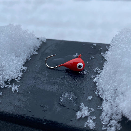 5mm Tungsten Ice Jig / Red