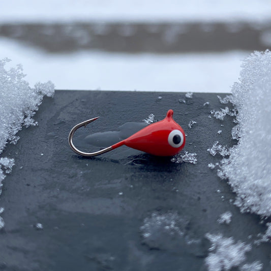 5mm Tungsten Ice Jig / Red