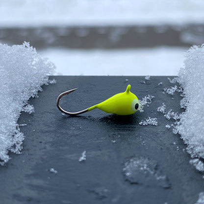 5mm Tungsten Ice Jig / Chartreuse