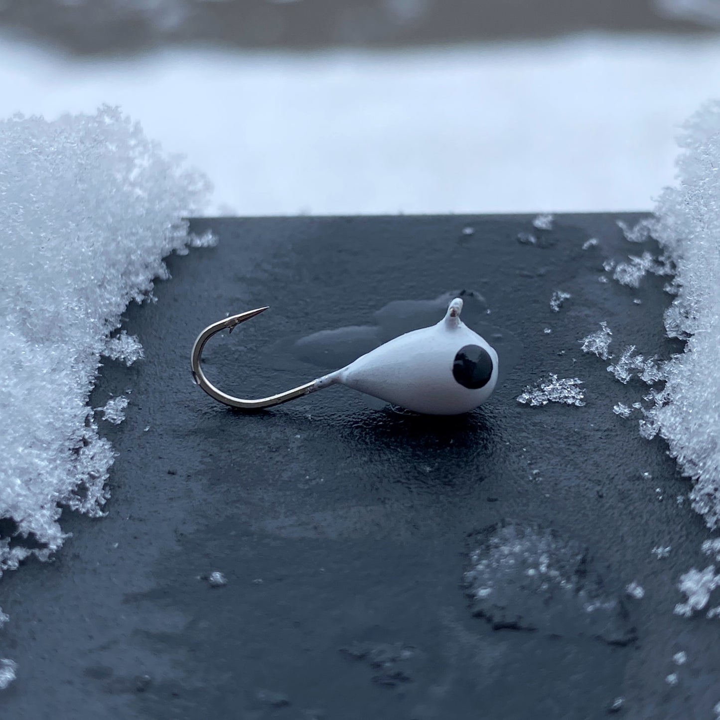 5mm Tungsten Ice Jig / White