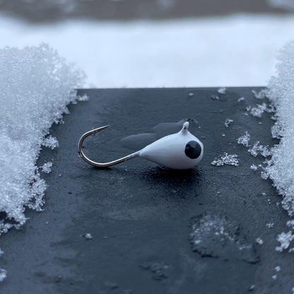 5mm Tungsten Ice Jig / White